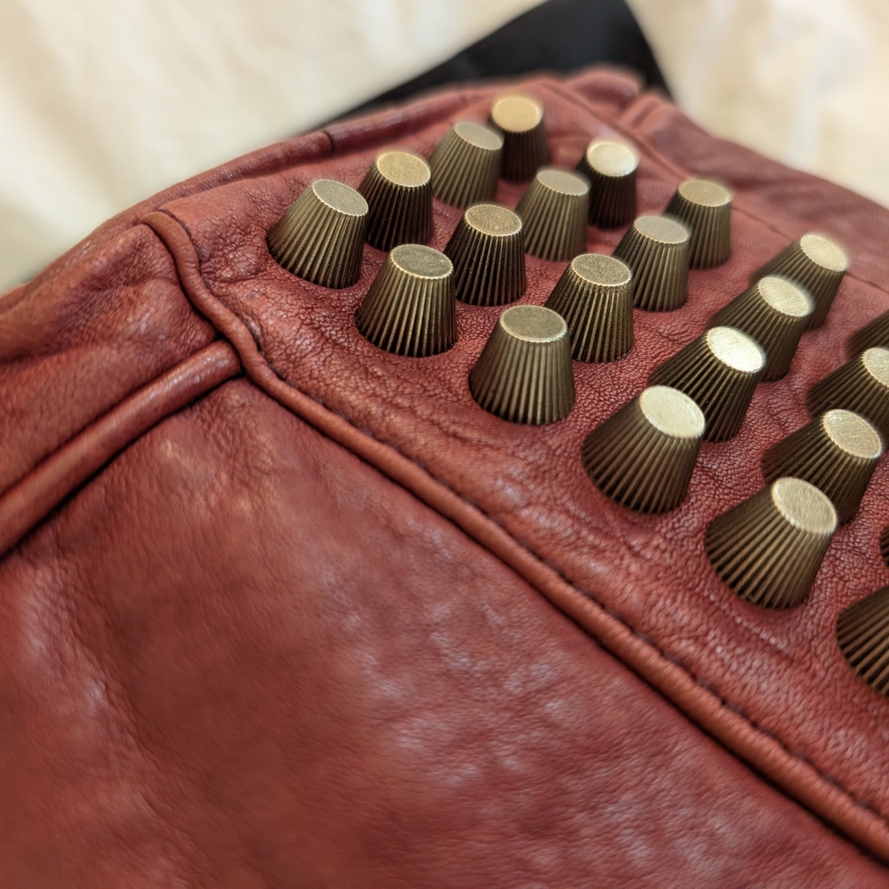 Alexander Wang Angela Pochette Burgundy - Picture 3 of 11